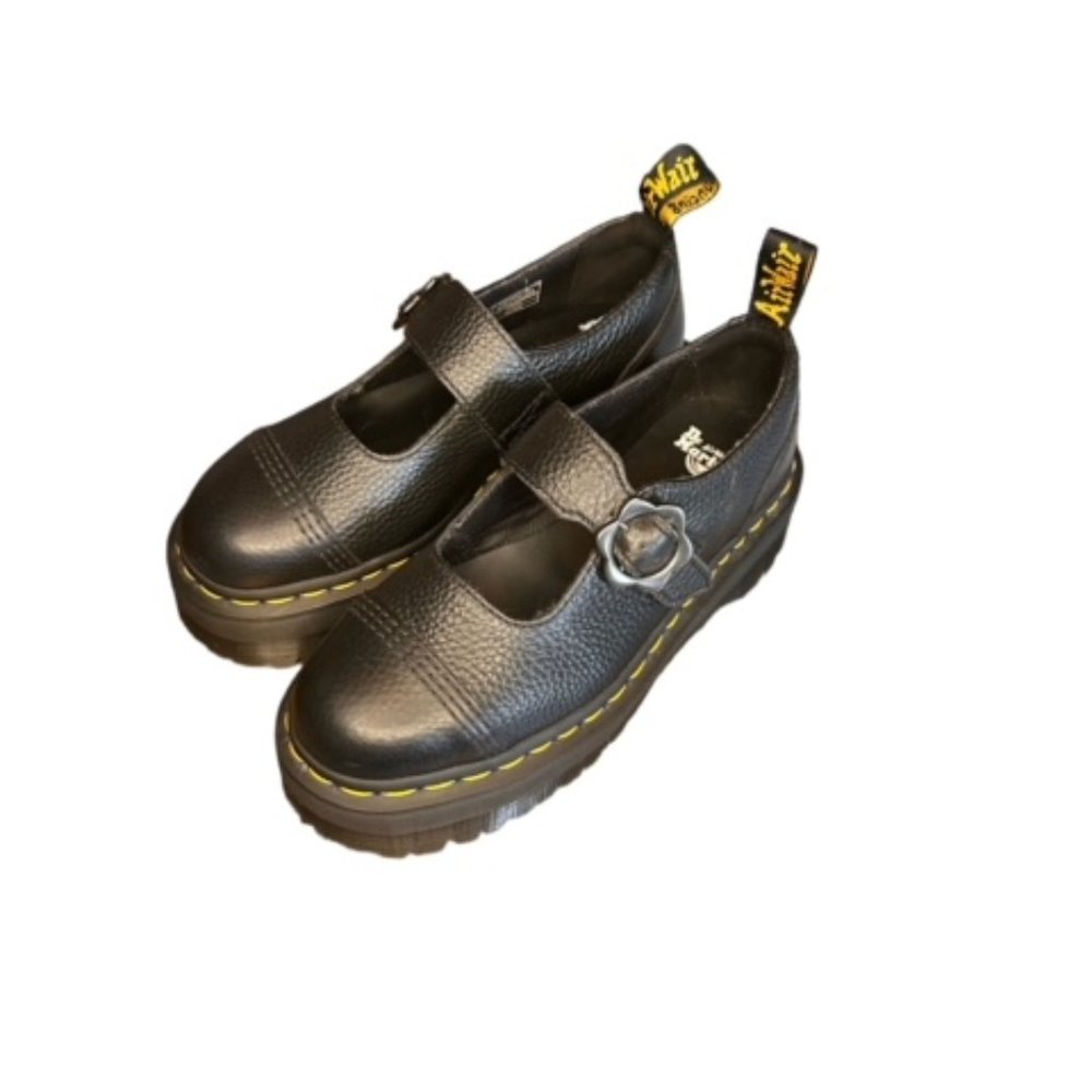 Doc Martens Addina Flower Buckle Mary Janes Sz 6